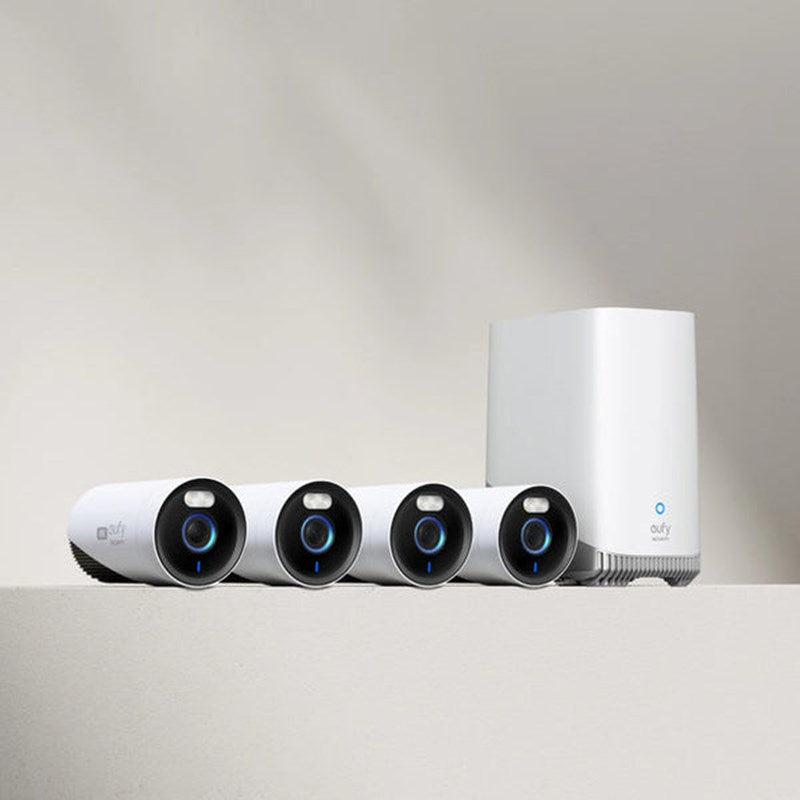 EufyCam E330 4K Professional (4 Camera Kit with 1 TB Storage) - White EufyCam E330 4K Professional (4 Camera Kit with 1 TB Storage) - White